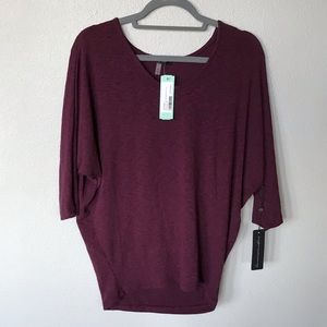 3/4 sleeve Dolman Knit Top M